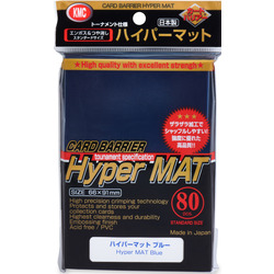 KMC Standard Card Sleeves Hyper Matte Blue (80)